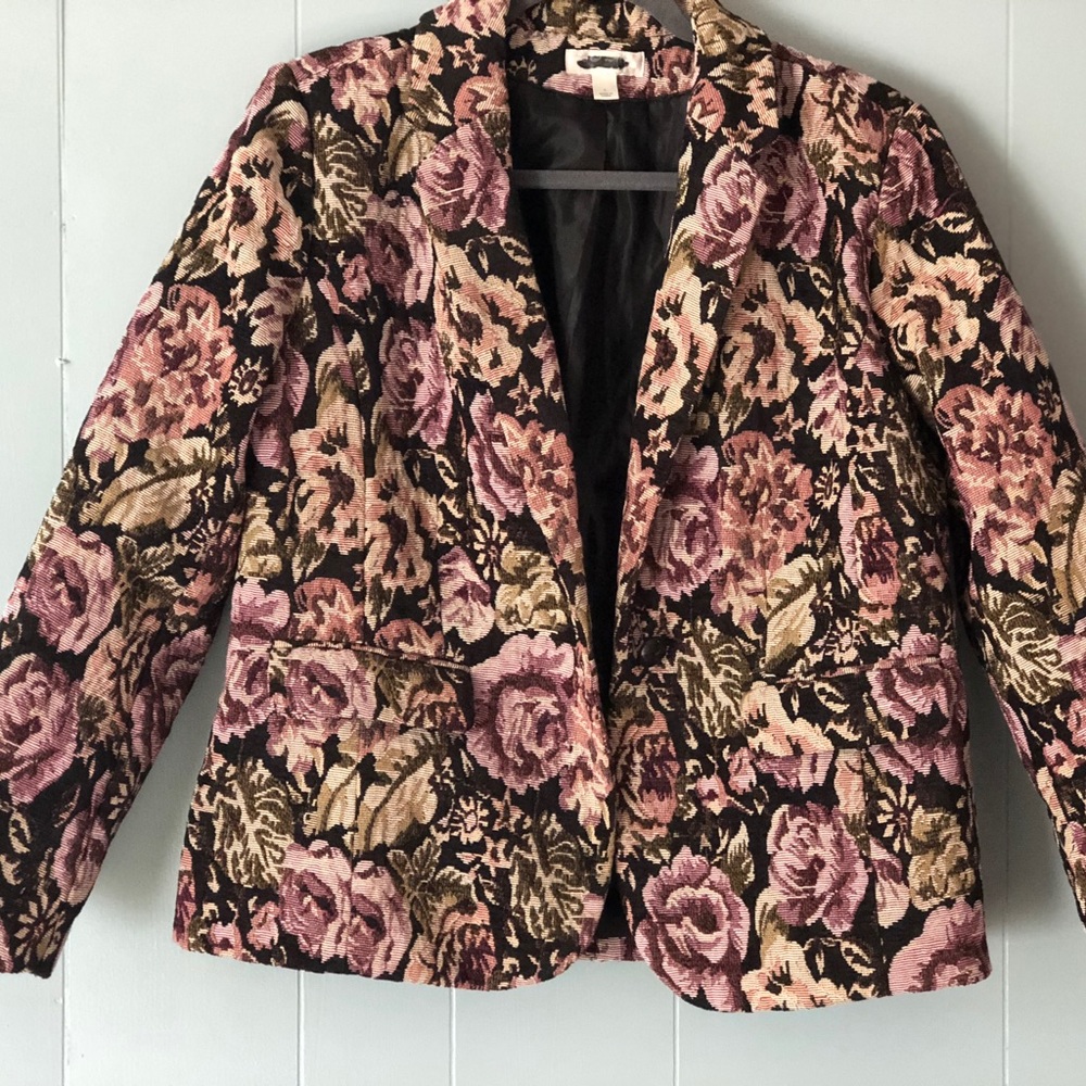 Vintage Floral jacket large